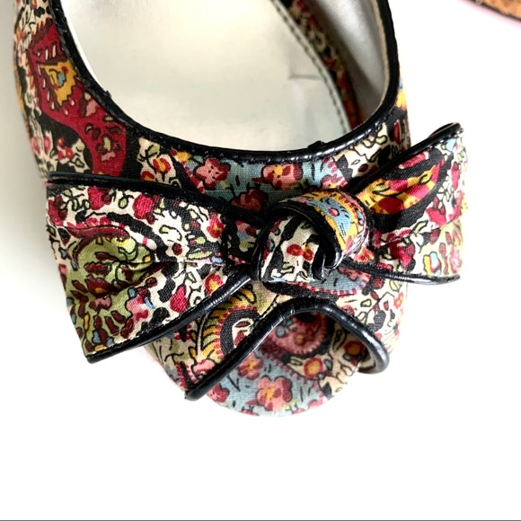 Unlisted brocade style print pumps - Picture 3 of 6